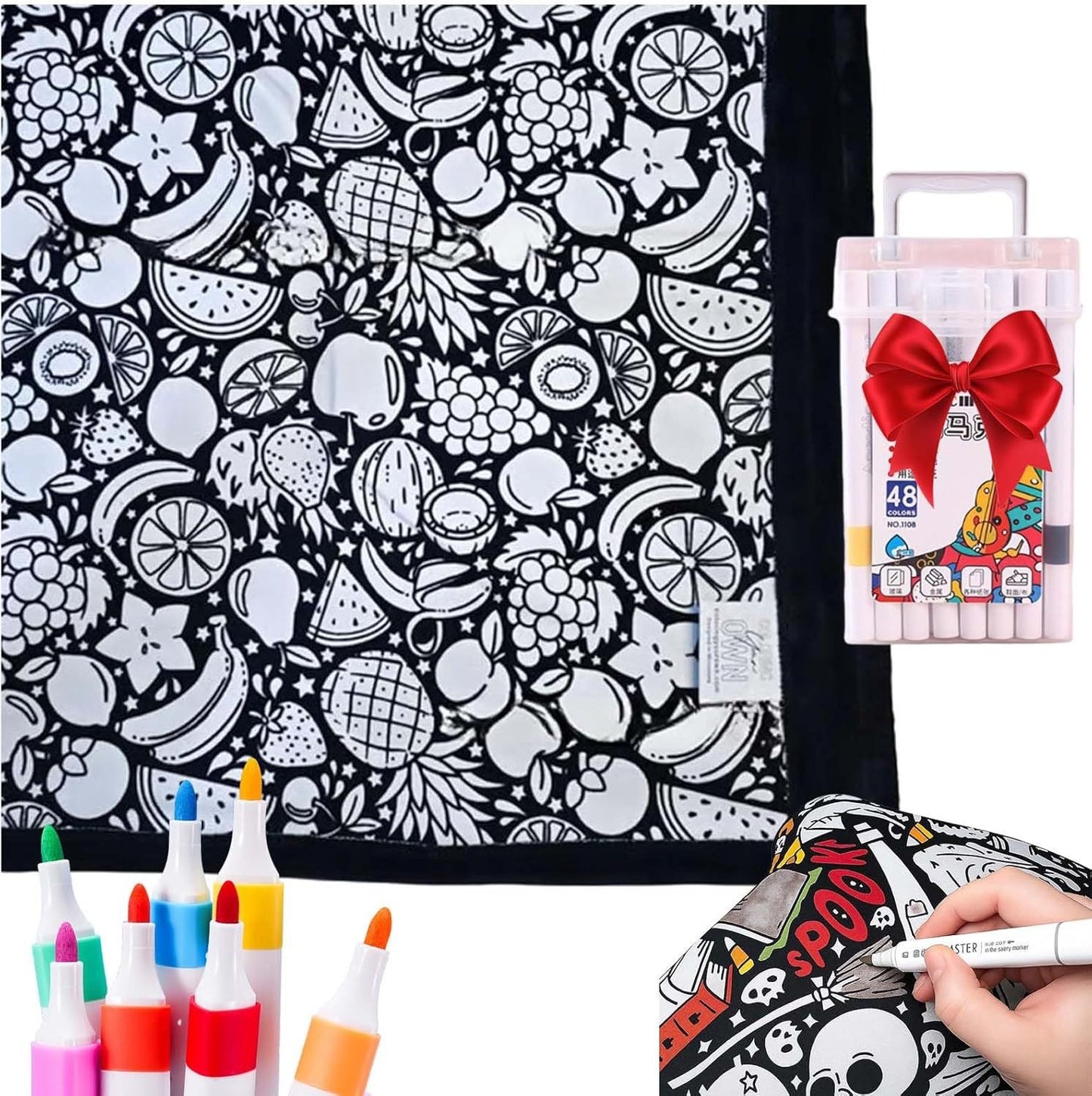 COZY COLORING BLANKET