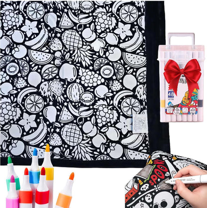 COZY COLORING BLANKET