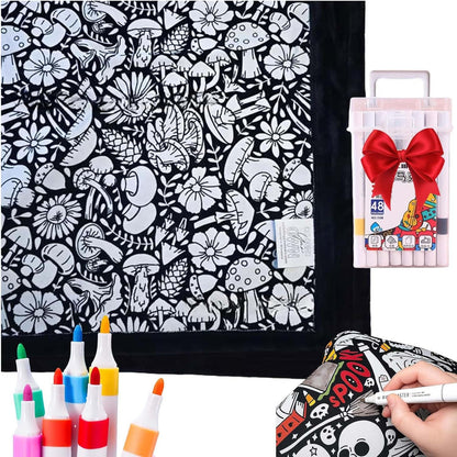 COZY COLORING BLANKET