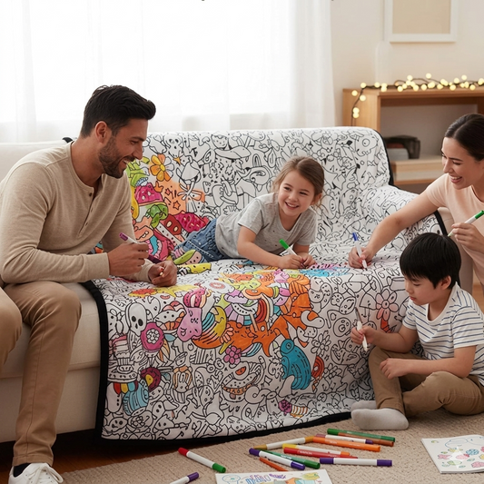 COZY COLORING BLANKET